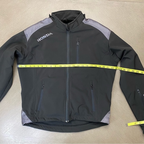 Honda Padded Riding Jacket Size Small Black Grey - Picture 4 of 14